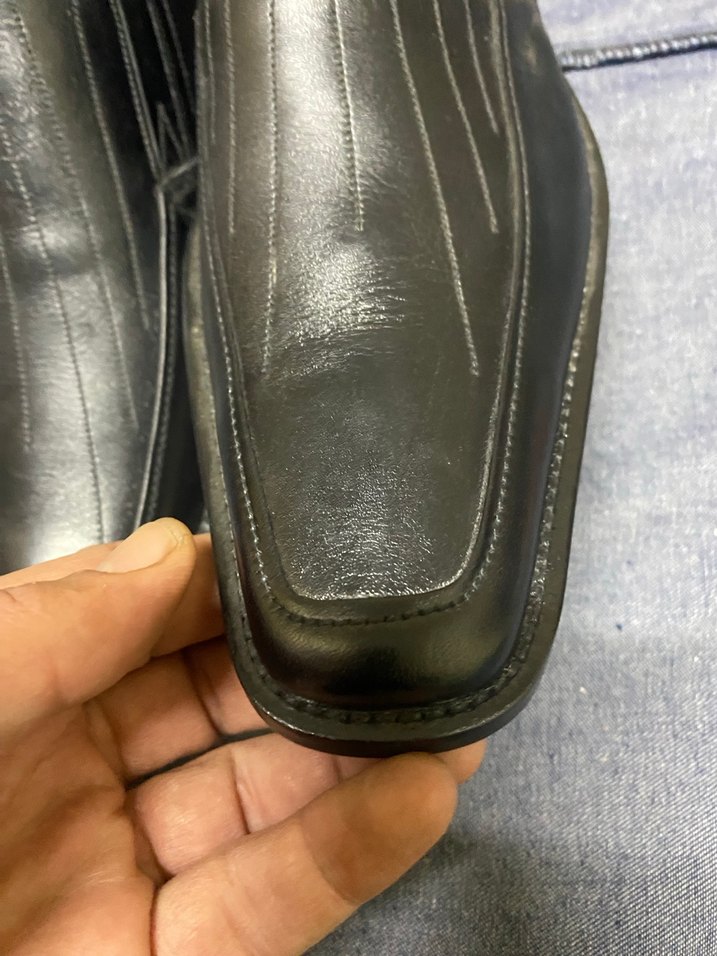 42 Numara Siyah Analin Deri Klasik Kundura - Görsel 3