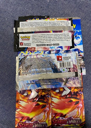  POKEMON 6'LI KART LOTU - SIFIR AÇILMAMIŞ PAKETLER (MUADİL)  - Görsel 7