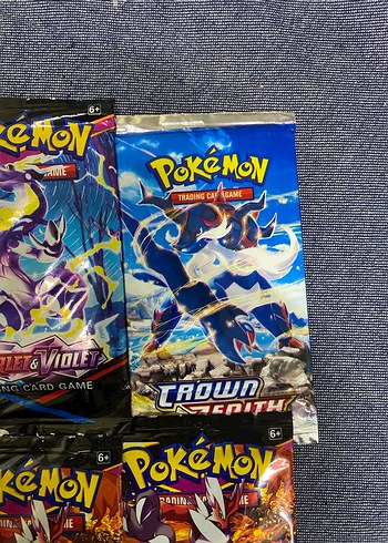  POKEMON 6'LI KART LOTU - SIFIR AÇILMAMIŞ PAKETLER (MUADİL)  - Görsel 4