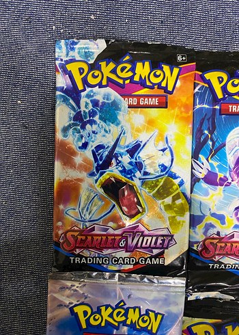  POKEMON 6'LI KART LOTU - SIFIR AÇILMAMIŞ PAKETLER (MUADİL)  - Görsel 2