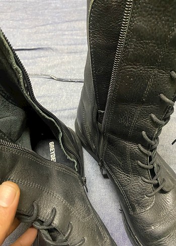 Mağaza Fiyatının Yarısına! Hiç Giyilmemiş Greyder Deri Bot - Görsel 5