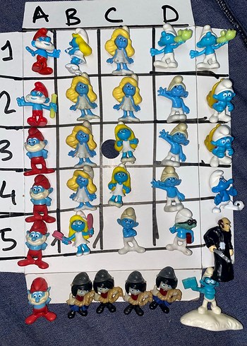  Orijinal Damgalı Şirinler Koleksiyonu Schleich &Jakks Pacific - Görsel 2