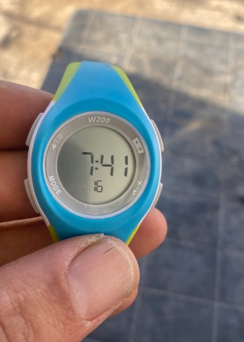 Beden mavi Renk Decatlon Renkli Dijital Erkek Saati W200