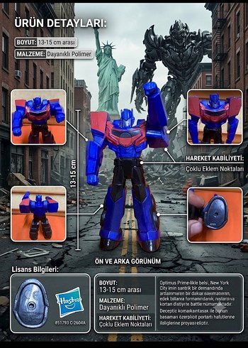 Hasbro Transformers Optimus Prime Figur