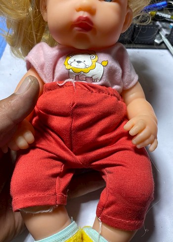 Diğer Pembe Kıyafetli Renkli Bebek Oyuncak