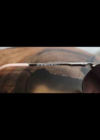 Optelli marka pembe renk damla model güneş gözlüğü çercevesi. - Görsel 6