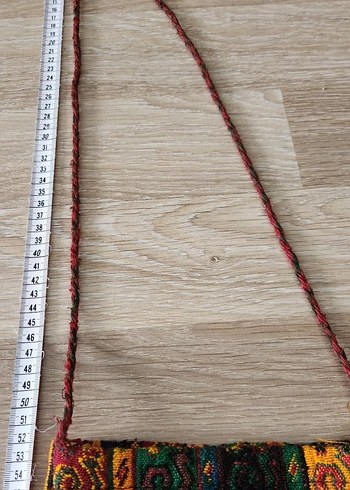 Renkli Nakışlı Püsküllü Bohem Kadın Çanta - Görsel 3