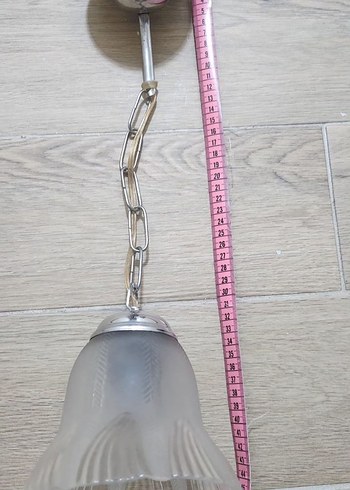 Bej ve Gri Zincirli Sarkıt Lamba - Görsel 7