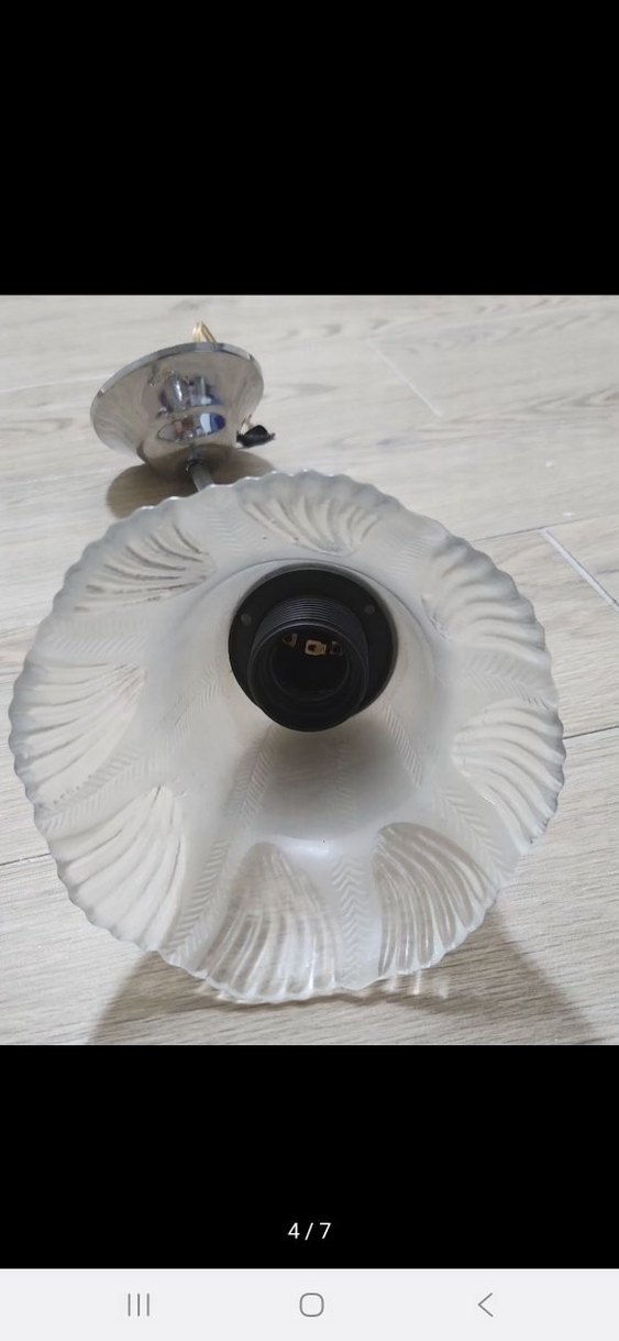 Bej ve Gri Zincirli Sarkıt Lamba - Görsel 4