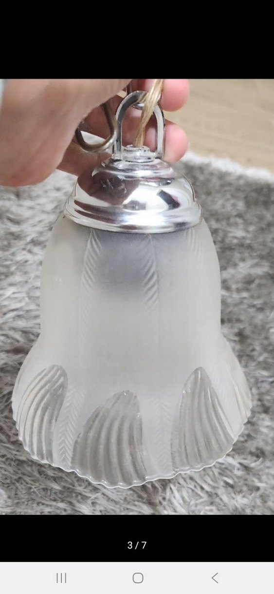 Bej ve Gri Zincirli Sarkıt Lamba - Görsel 3