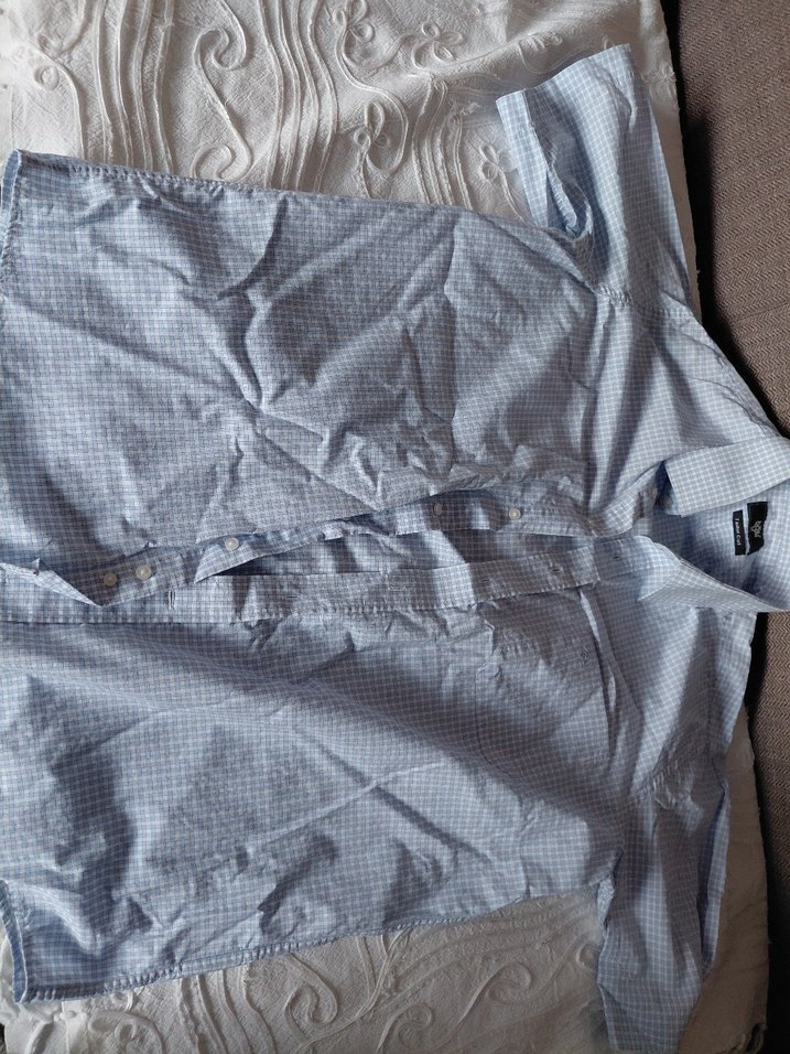 Düğmeli, Kısa Kollu Erkek Gömlek - Görsel 5