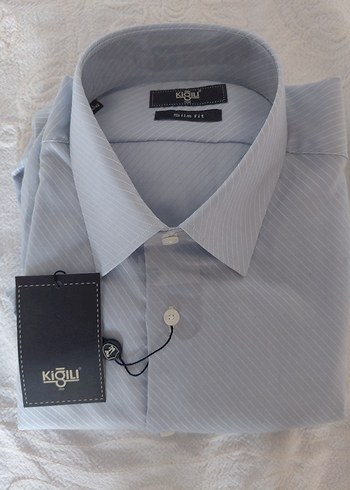 Gri Kısa Kollu Regular Fit İş Gömleği - Görsel 4