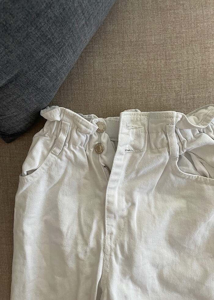 kadın beyaz pantolon - Görsel 2