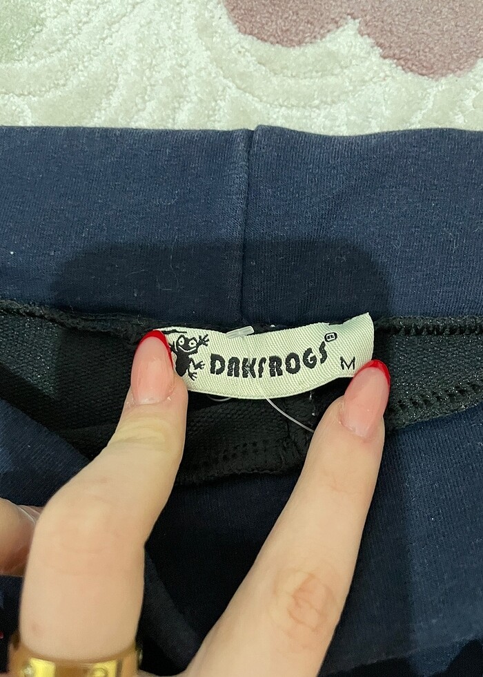 kadın koyu lacivert etek - Görsel 2