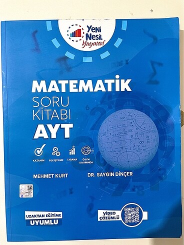 Yeni nesil yayıncılık ayt matematik soru kitabı