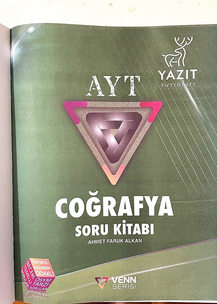 yazıt yayıncılık ayt coğrafya soru kitabı - Görsel 3