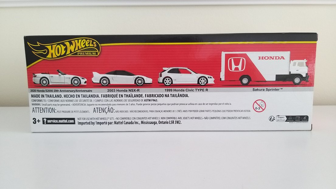 Beyaz Honda Oyuncak Araba Seti - Görsel 2