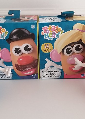 Renkli Bay ve Bayan Patates Kafa Figürleri - Görsel 2