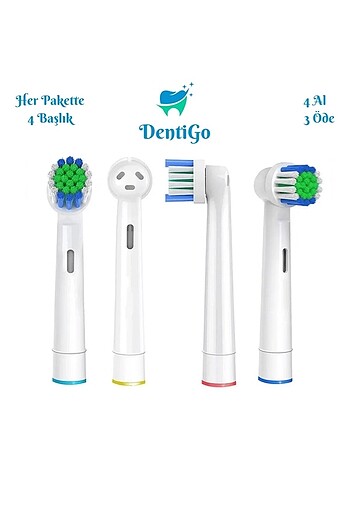 Oral-B Oral-B Yedek Diş Fırçası Başlıkları