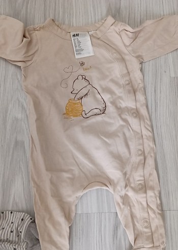 Pamuklu Bebek Tulumları - 3 Adet 3 aylık giyilmemes - Görsel 2