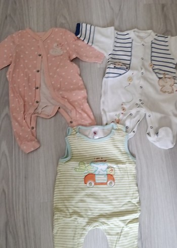 Bebek için pastel renkli triko tulumlar - Görsel 2