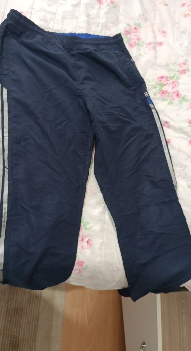 Erkek Çocuk Mavi Rahat Kesim Eşofman Altı - Görsel 2