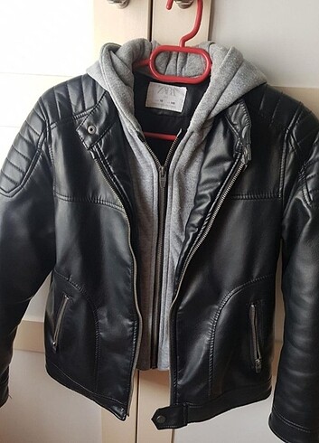 7 Yaş Beden Zara Çocuk deri mont