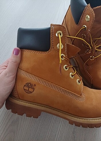 38 Beden sarı Renk Timberland Bot Orjinal