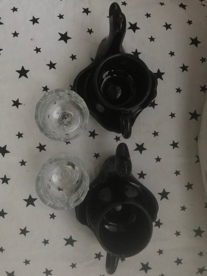 Siyah Kuğu Tasarımlı Seramik Fincan Seti - Görsel 4