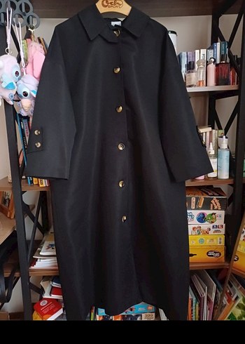 Kadın Oversize Trençkot - Görsel 2