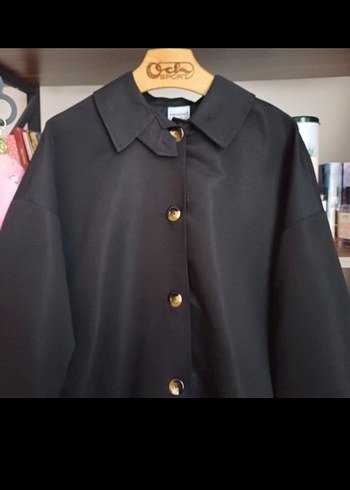 Kadın Oversize Trençkot - Görsel 3