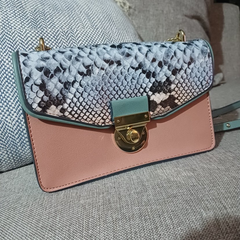 Yılan Desenli Tokalı Kadın Çanta Accessorize - Görsel 3