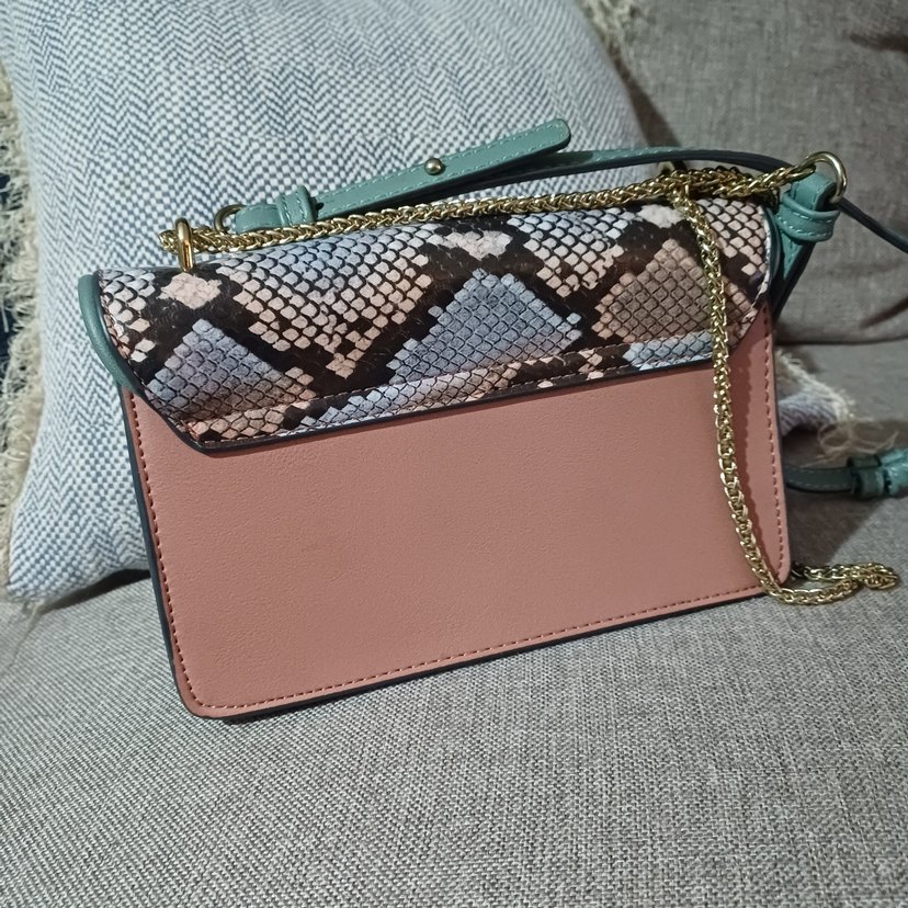 Yılan Desenli Tokalı Kadın Çanta Accessorize - Görsel 4