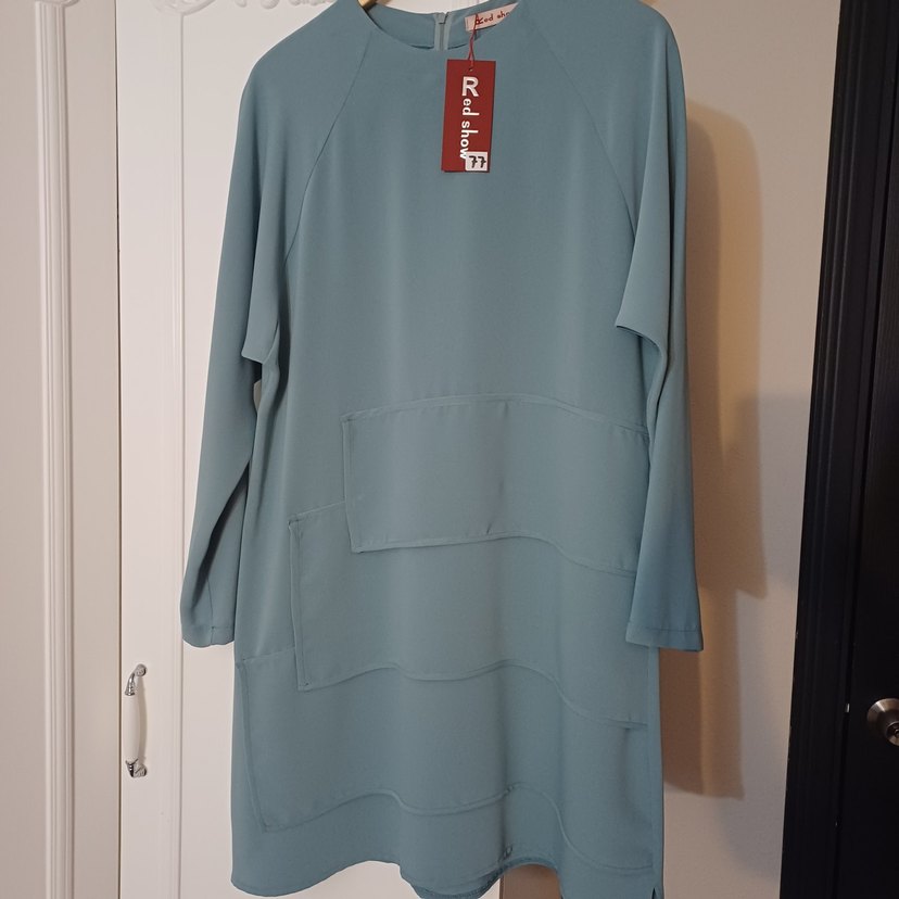 RedShow Turkuaz Tesettür Tunik - Görsel 4