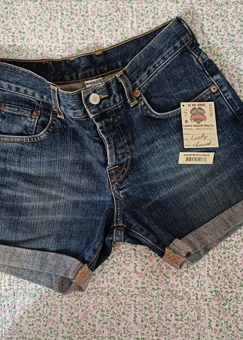 Lucky Brand Mini Kot Şort