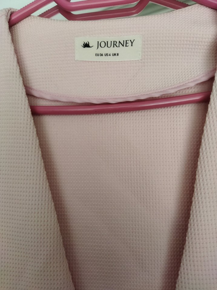 Pembe Midi kaban Kaban, Düğmeli, Uzun Kollu - Görsel 3