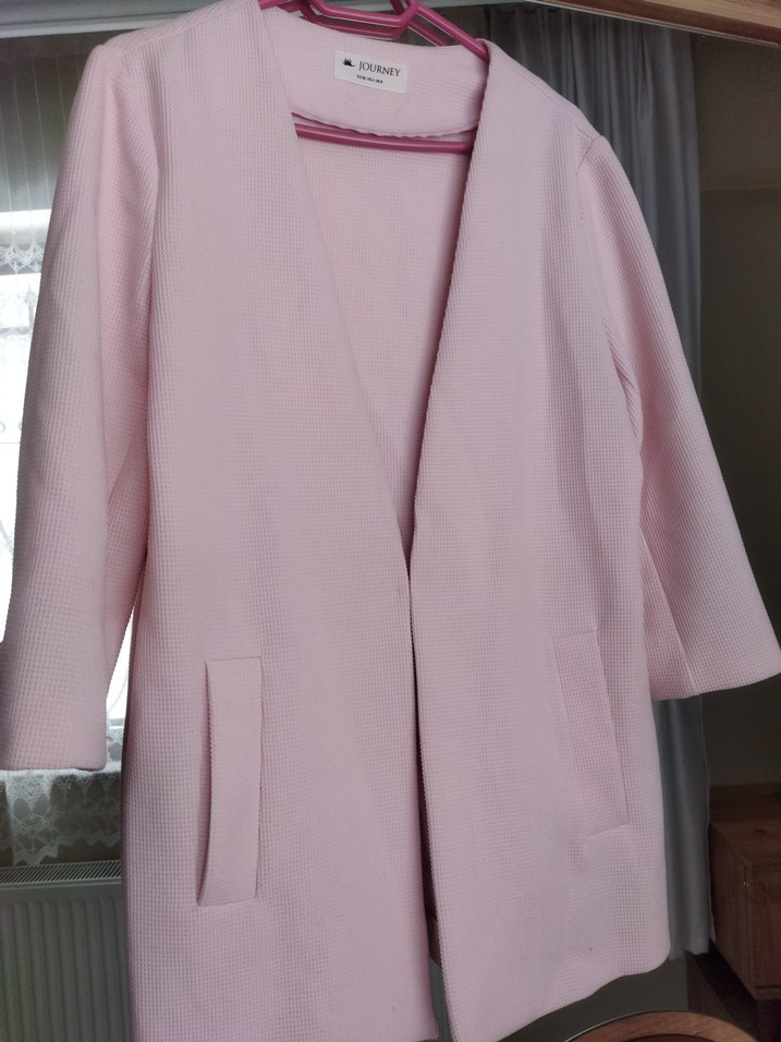 Pembe Midi kaban Kaban, Düğmeli, Uzun Kollu - Görsel 2