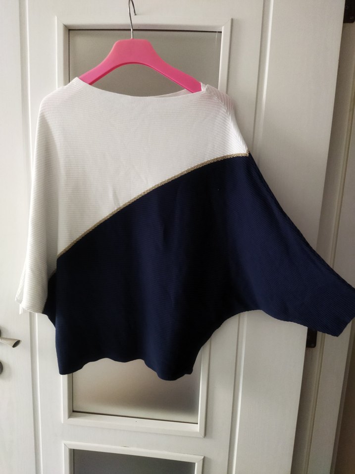 kadın yarasa kollu triko bluz - Görsel 3