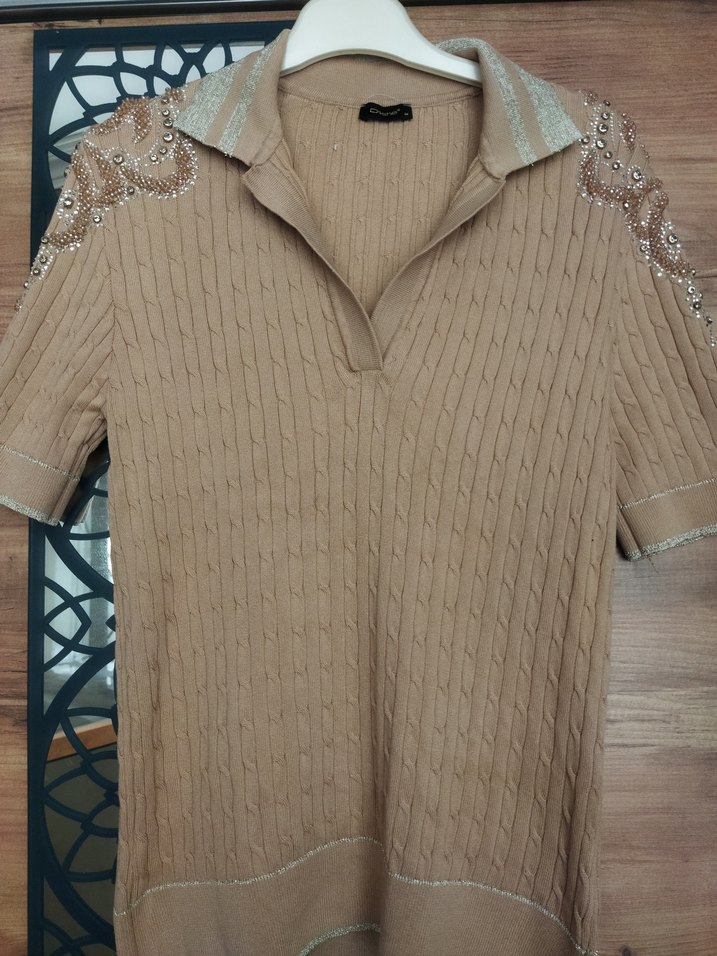 Kadın triko Kolsuz Üst - Görsel 2