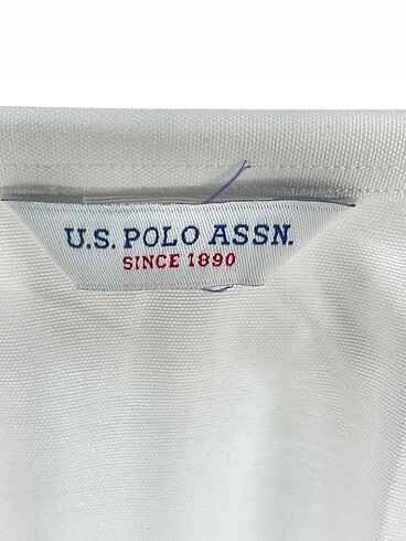 44 Beden beyaz Renk U.S Polo Assn. Gömlek %70 İndirimli.