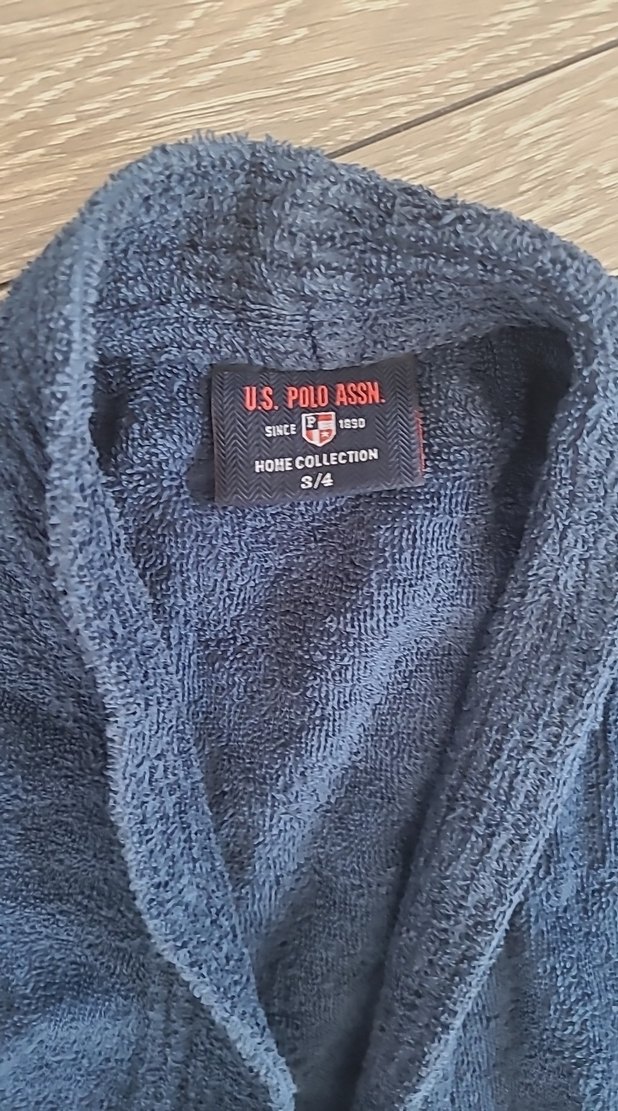 Lacivert Erkek Çocuk Bornoz - Görsel 3