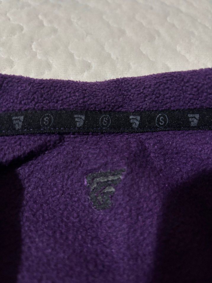 Mor Fermuarlı Kadın Polar Ceket - Görsel 4