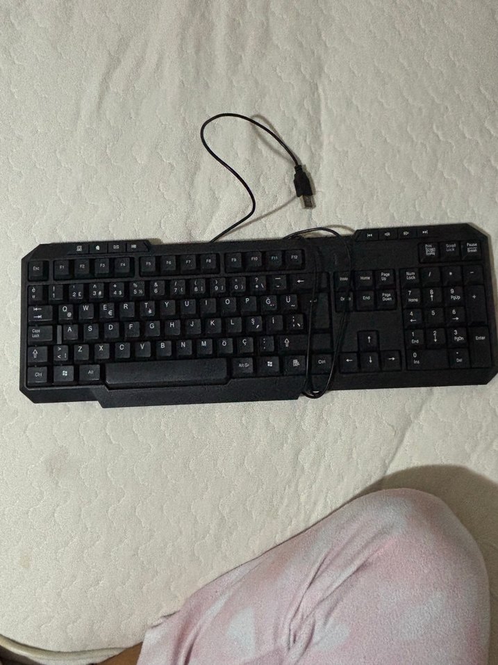 Kablolu Siyah Standart Klavye - Görsel 2