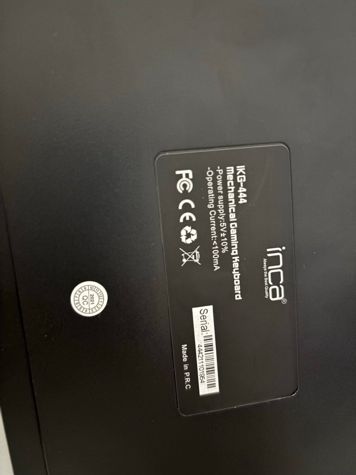 Inca Çok Renkli Işıklı Mekanik Klavye - Görsel 5