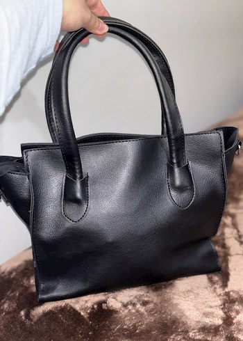 Celine Siyah Deri Kadın Çanta - Görsel 2
