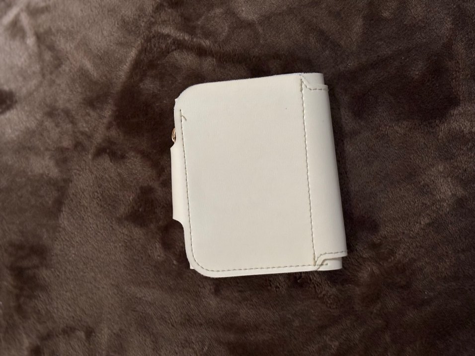 Beyaz Deri Kadın Cüzdanı - Görsel 2