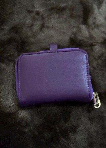 Mor Deri Kadın Cüzdanı Tokalı - Görsel 2