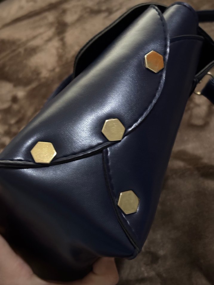 Klasik Siyah Deri Kadın Çanta - Görsel 3