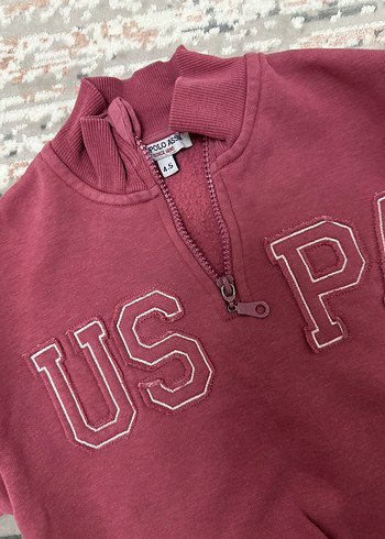 Bordo kız takım Sweatshirt Fermuarlı Nakışlı