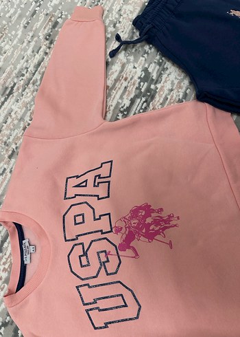 Kız Çocuk Pembe Baskılı Sweatshirt